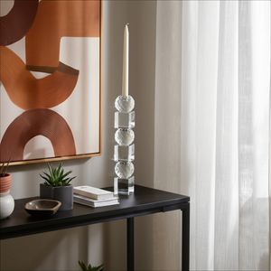 MERCERGROVE CLEAR CANDLE HOLDER 12 (IN) 2