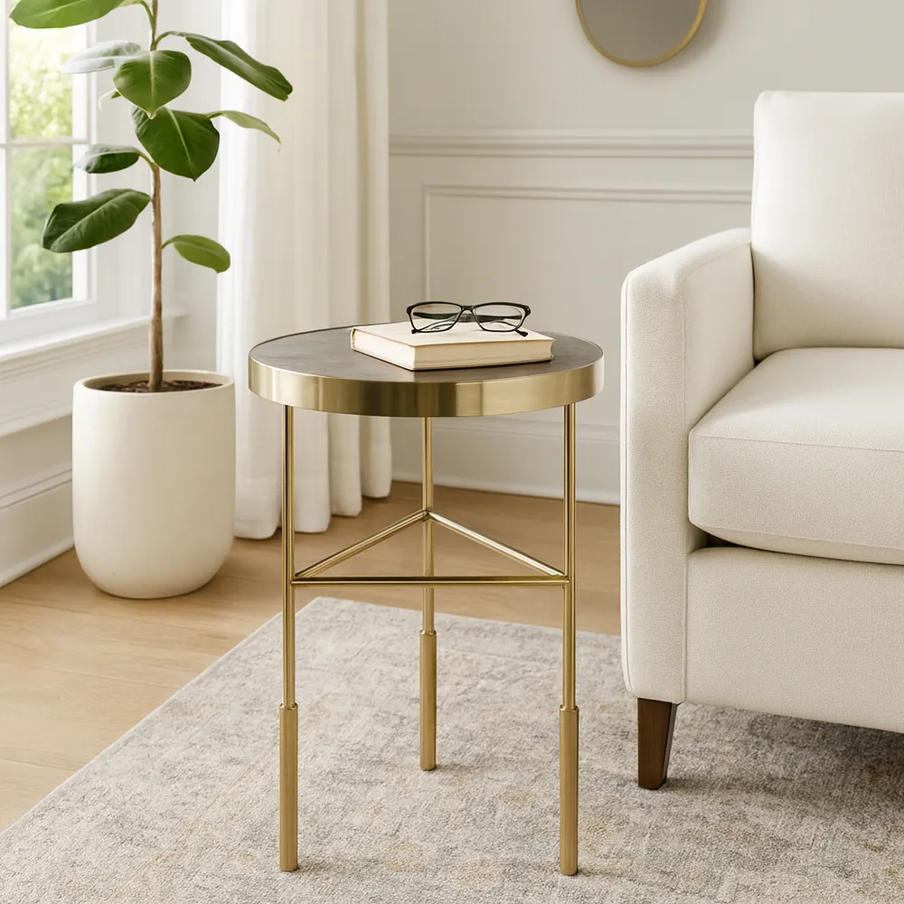 WYLERFIELD WHITE TABLE 22 (IN)