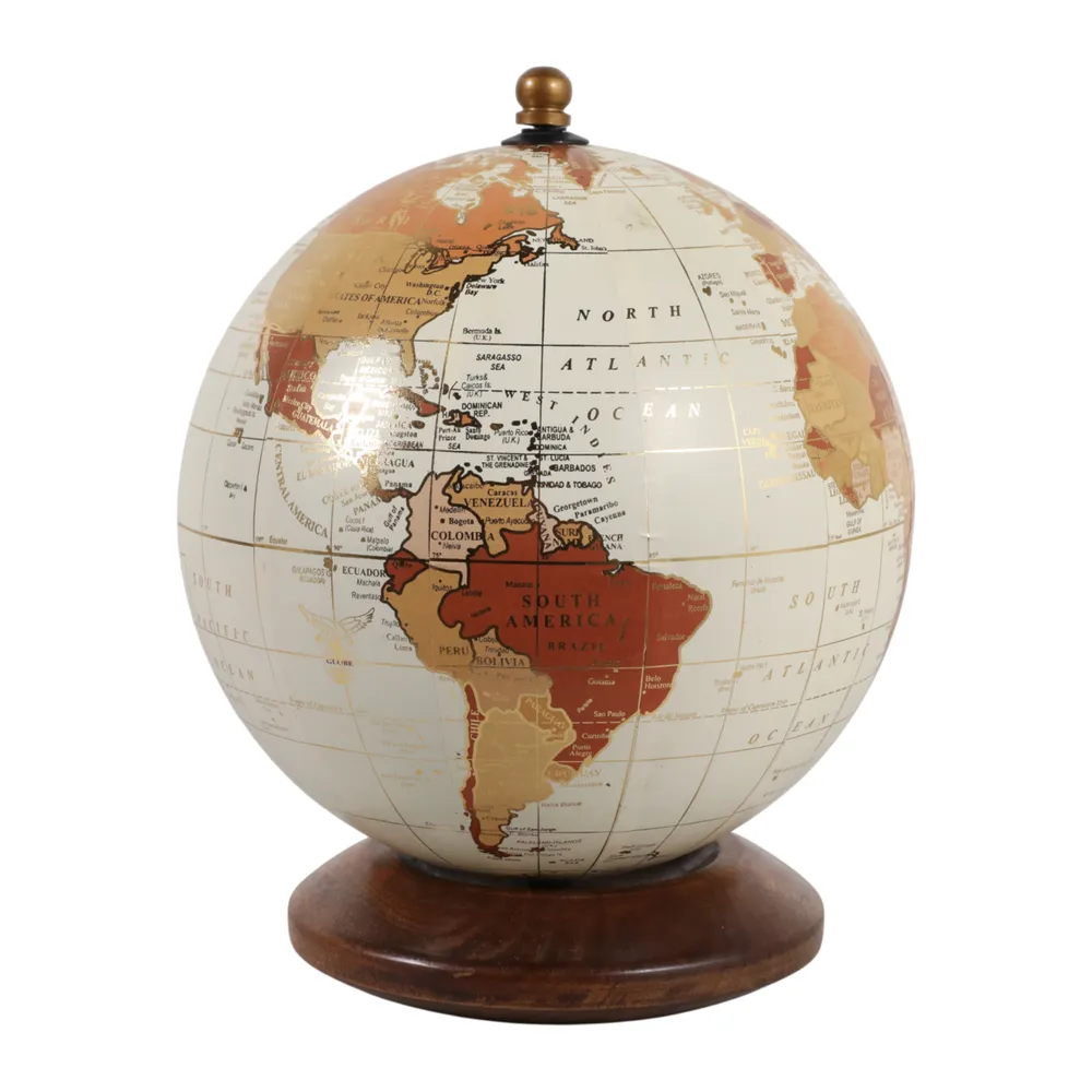 KNOXBEACH BRONZE GLOBE 10 (IN)