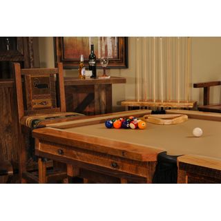 Barnwood Pool Table - (includes cloth) - Setup to be coordinated locally by customer