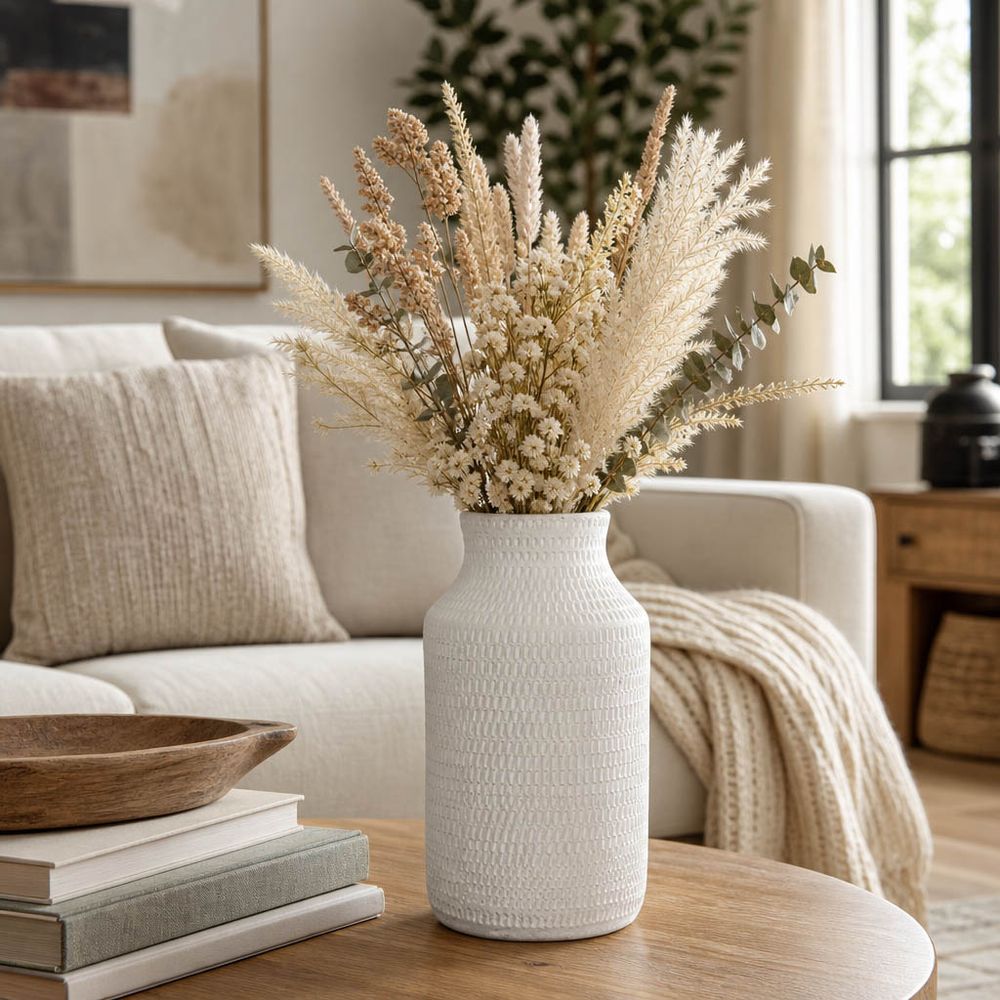 TIPTONSTONE IVORY VASE 11 (IN)