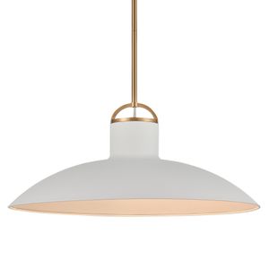 Surf 20'' Wide 1-Light Pendant - Textured White 4