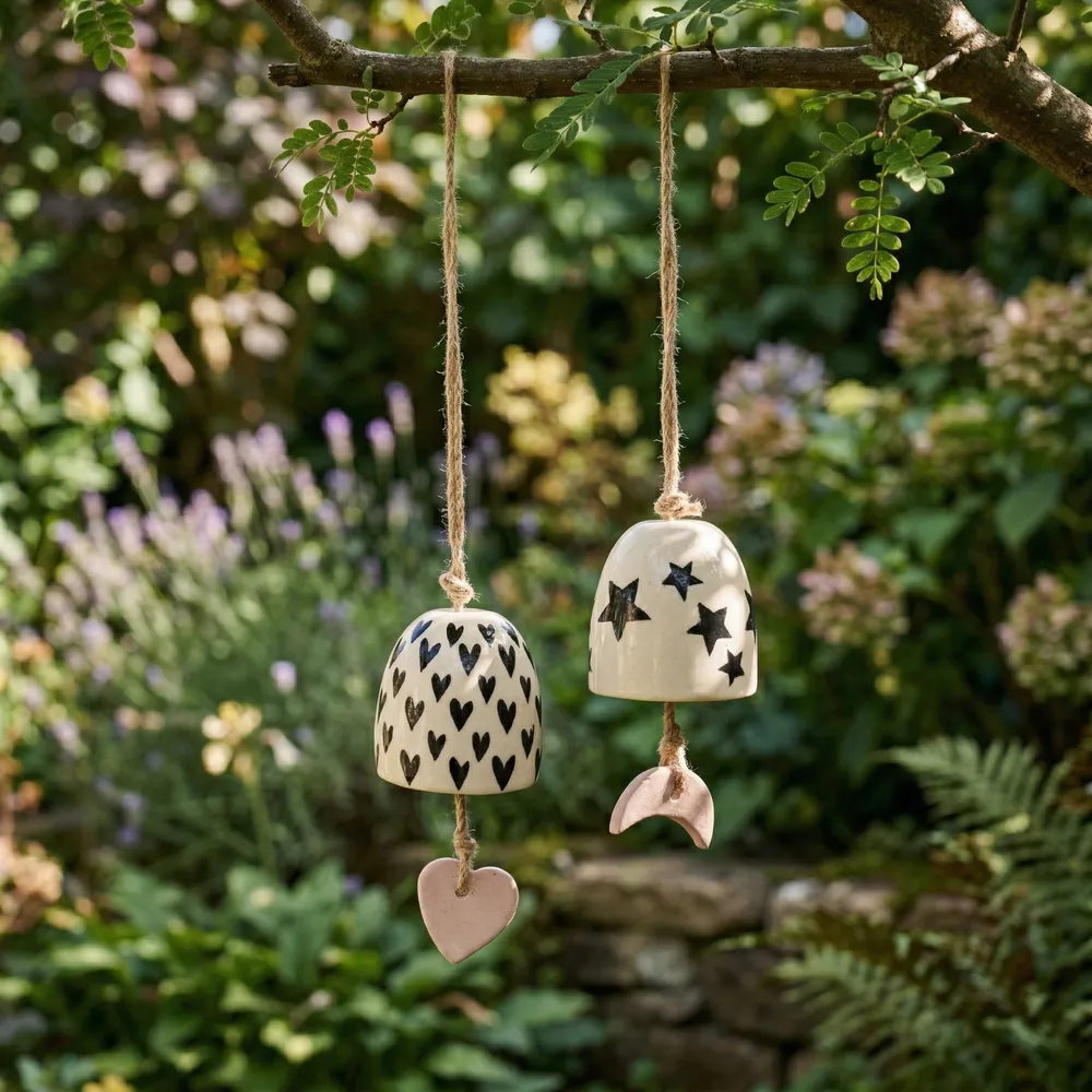 LENNONWIND SET OF 2 IVORY BELL 12 (IN)