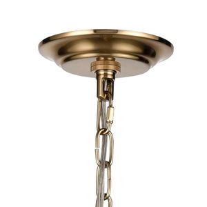 Inga 29'' Wide 9-Light Chandelier - Brass 6