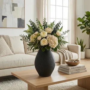SKYLERSIDE BLACK VASE 15 (IN) 2