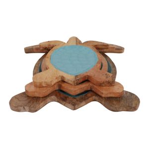 ROBINHAM SET OF 3 BLUE TRAY 1 (IN) 3