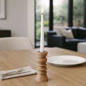 BREEVIEW TAN CANDLE HOLDER 6 (IN) 12
