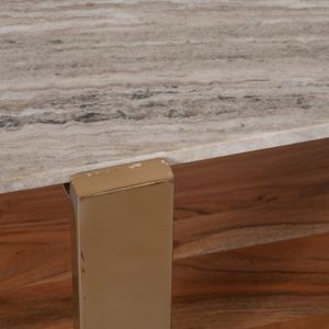 SARAHMORE GOLD COFFEE TABLE 17 (IN) 5