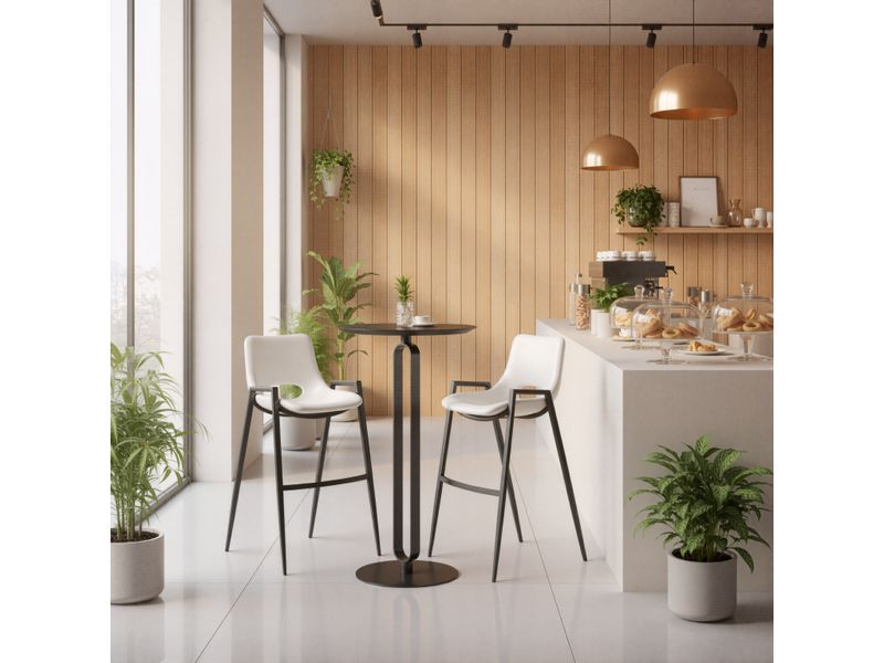 Desi Barstool White 10