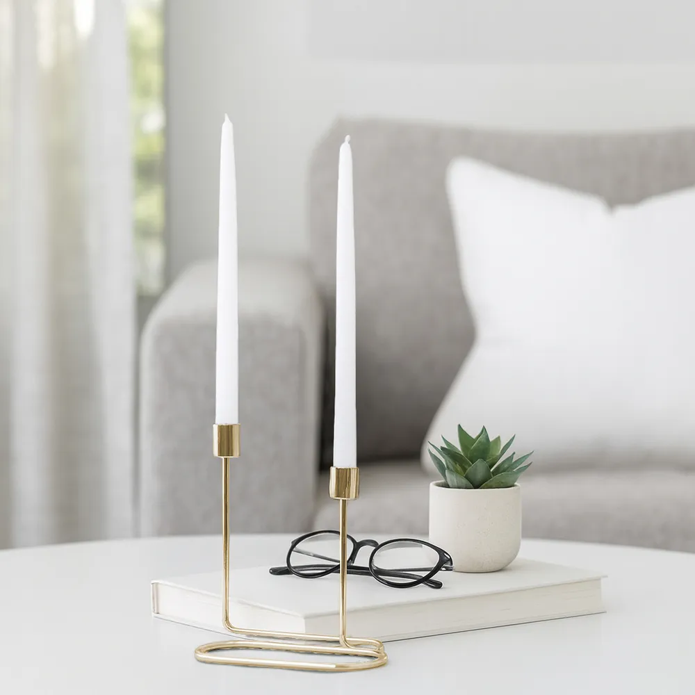 GIBSONGROVE GOLD CANDLE HOLDER 8 (IN)