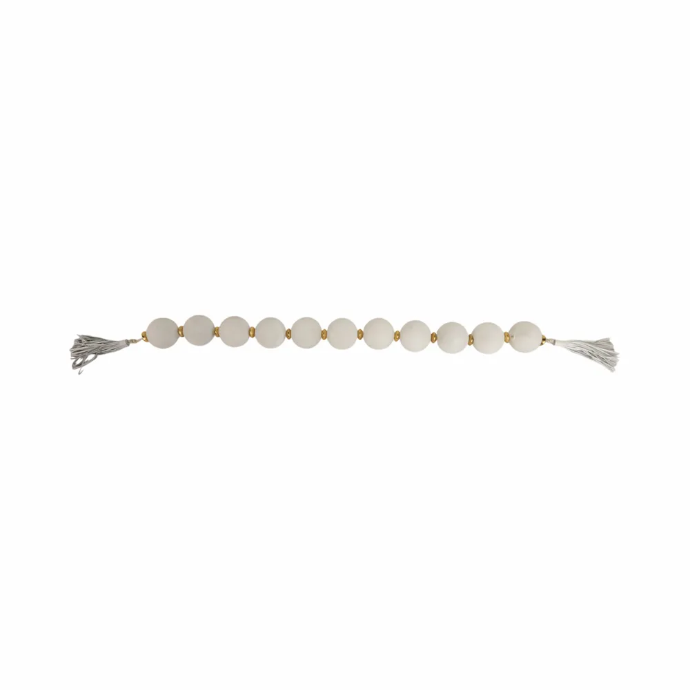 CALVINDALE IVORY BEAD 3 (IN)