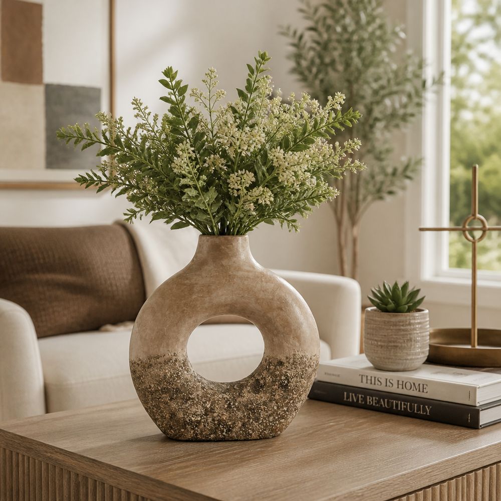 COVEDALE IVORY VASE 9 (IN)