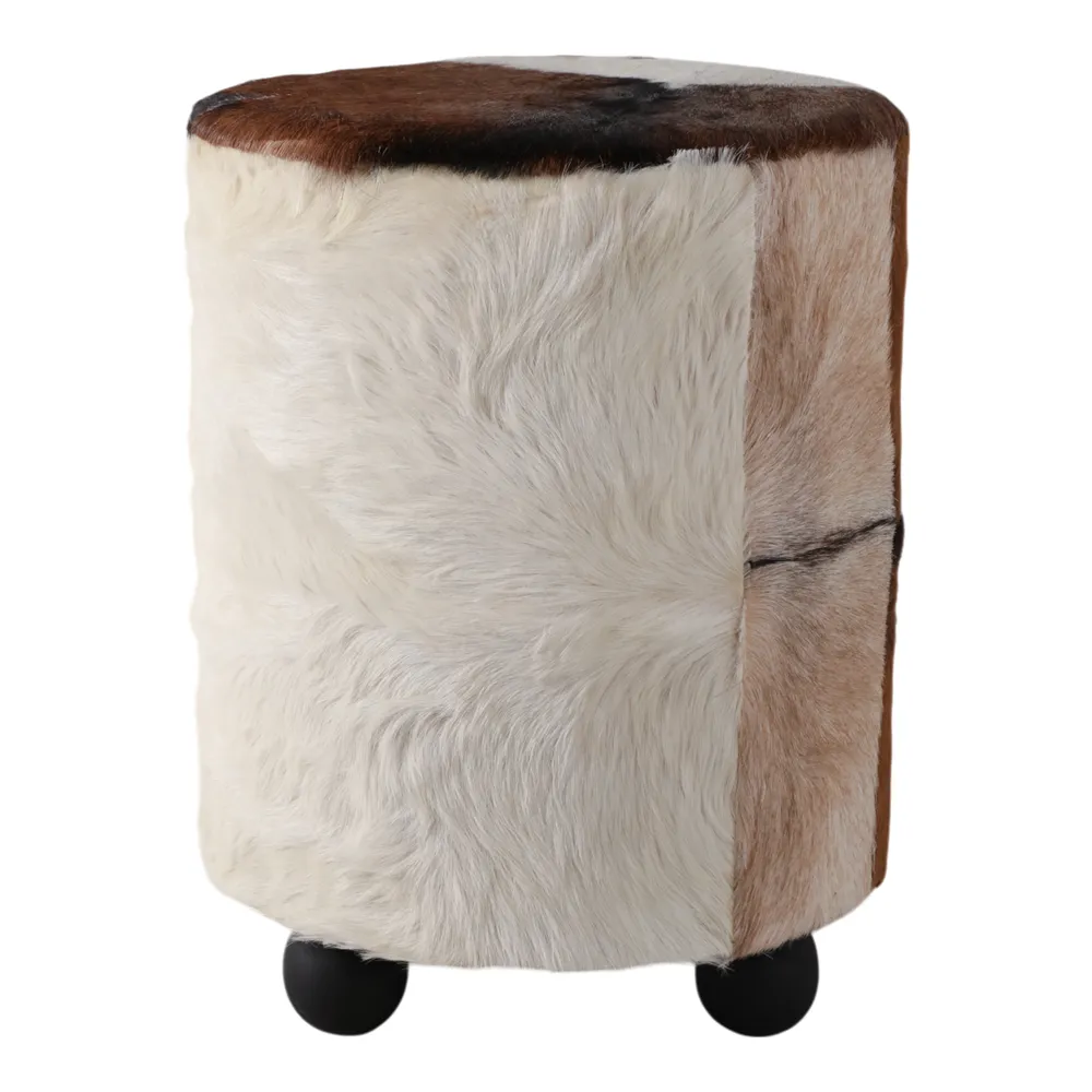 GIBSONPARK BROWN OTTOMAN 20 (IN)