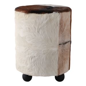 GIBSONPARK BROWN OTTOMAN 20 (IN) 4