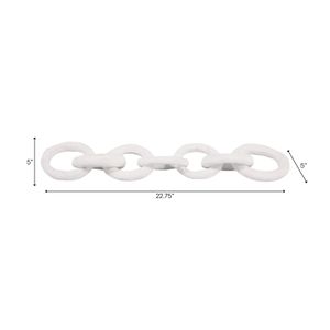 AMBEROAK WHITE DECOR 5 (IN) 8