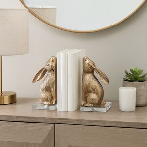 GARRETTSHAW SET OF 2 GOLD DECOR 9 (IN) 2