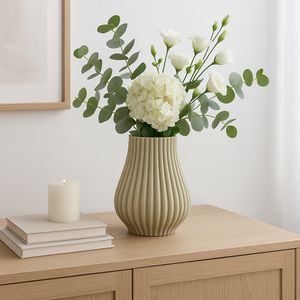 OPALBROOK TAN VASE 11 (IN) 9