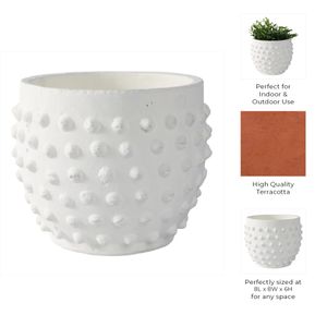 JUNELAKE WHITE PLANTER 6 (IN) 10