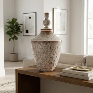 LINTONLAKE WHITE VASE 23 (IN) 2