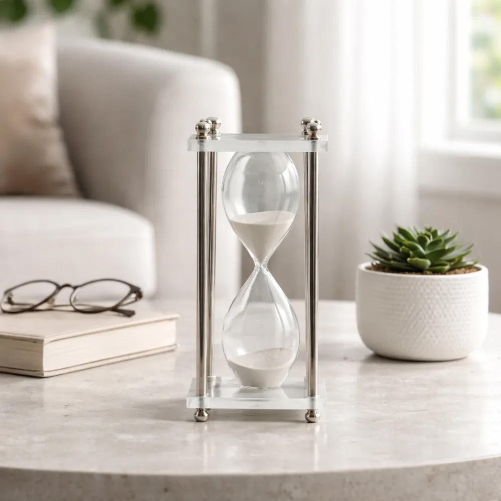 GARNETTMILL CLEAR HOURGLASS 7 (IN)