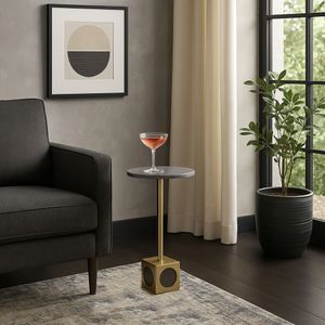 FULTONSTONE GRAY TABLE 24 (IN) 12
