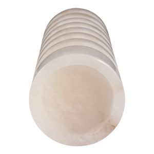 FERRISSIDE WHITE CANDLE HOLDER 11 (IN) 7