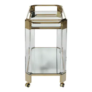 JUNEMORE CLEAR BAR CART 32 (IN) 4