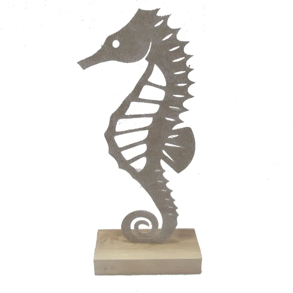 10-1/4" METAL SEAHORSE