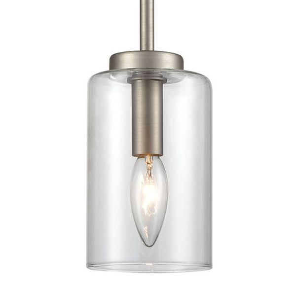 West End 4.75'' Wide 1-Light Mini Pendant - Brushed Nickel