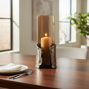 BAXTERMILL BROWN CANDLE HOLDER 15 (IN) 12