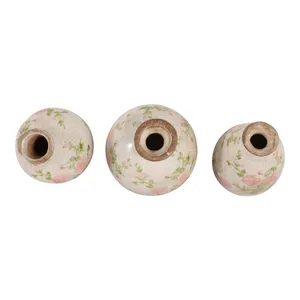 DAMIENLEY SET OF 3 PINK VASES 6 (IN) 9