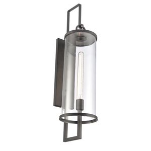 Hopkins 30'' High 1-Light Outdoor Sconce - Charcoal Black 5