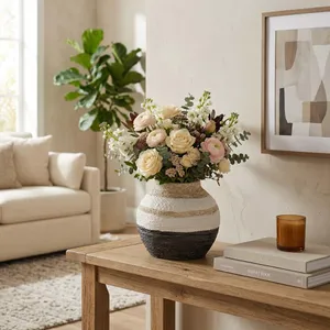 ALICEMILL TAN VASE 8 (IN) 10