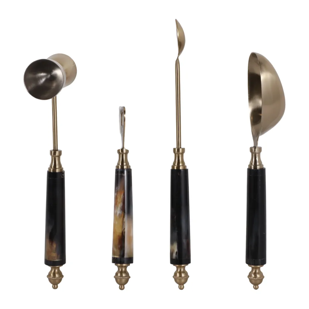 HAZENWORTH SET OF 4 BLUE BAR ACCESSORIES 2 (IN)