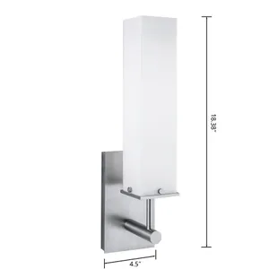 Dean 4.5'' High Integrated LED Sconce - Brushed Nickel 2