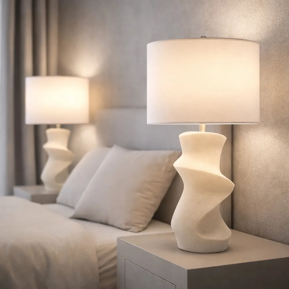 ELDON WHITE LAMP 26 (IN)