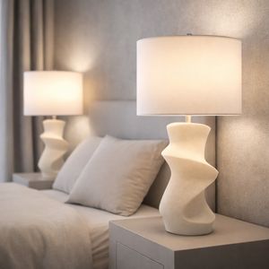 ELDON WHITE LAMP 26 (IN) 13