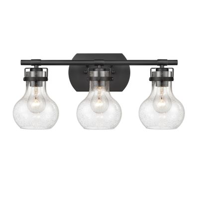 Salamanca 21″ Wide 3-Light Vanity Light - Matte Black