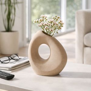 ARMONLAND TAN VASE 8 (IN) 12