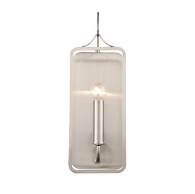 Merge 15″ High 1-Light Sconce - Satin Nickel