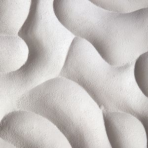 DENVERTON SET OF 8 WHITE WALL SCULPTURES 14 (IN) 5