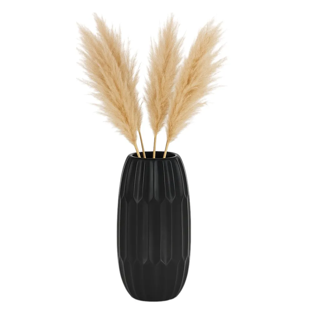 EVANDERGROVE BLACK VASE 16 (IN)