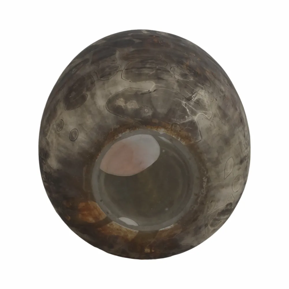HENDONSIDE BROWN GLASS VASE 18 (IN)