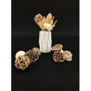 Twisted Wood Case 3x3x4in 1