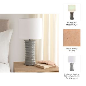 DAMIENCLIFF GRAY LAMP 31 (IN) 8