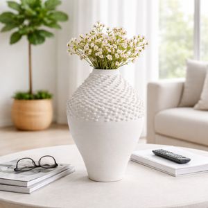 GARTONWAY IVORY VASE 13 (IN) 11