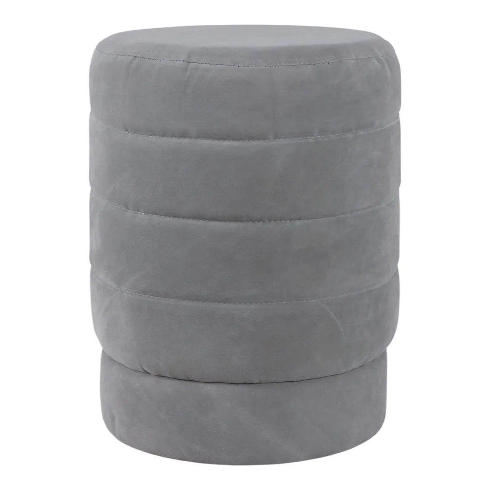 PENNFIELD GRAY OTTOMAN 19 (IN)