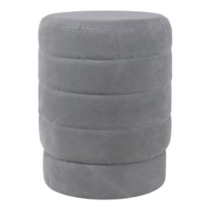 PENNFIELD GRAY OTTOMAN 19 (IN) 1