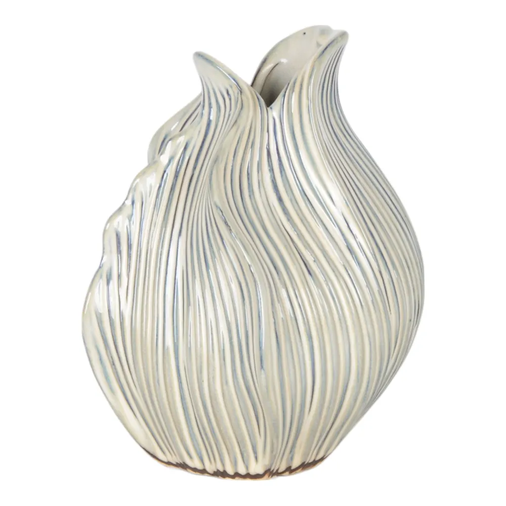 DYLANWORTH WHITE VASE 8 (IN)
