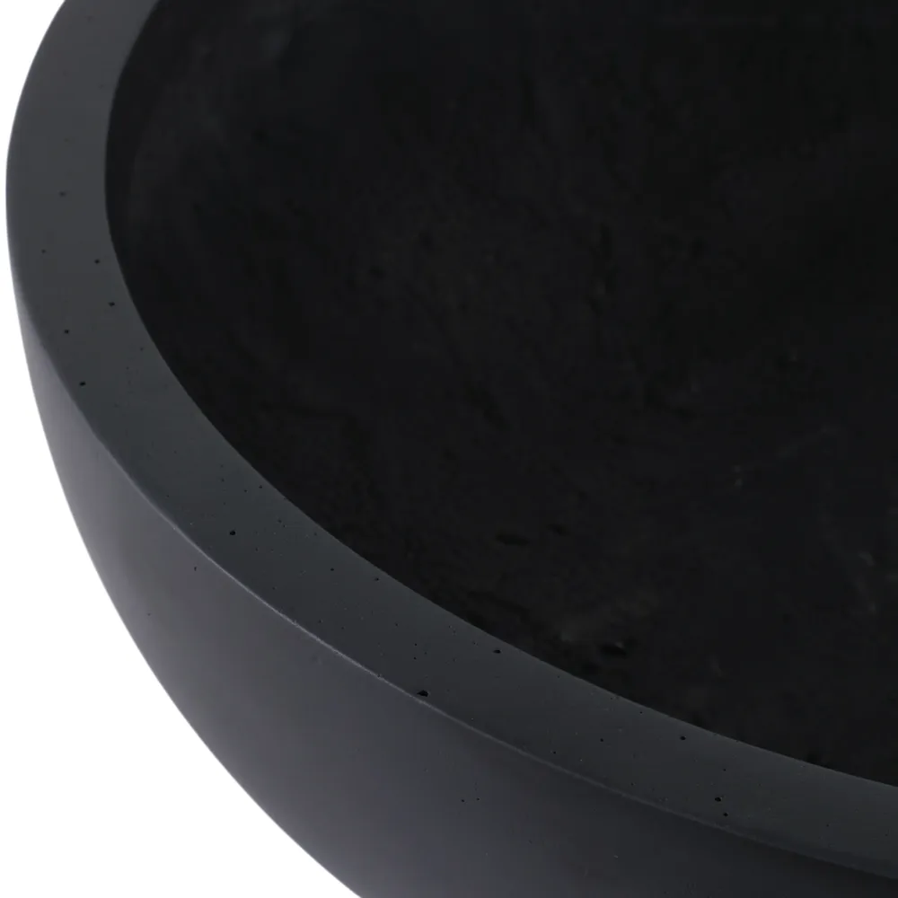 SHAYHOLM SET OF 3 BLACK PLANTER 6 (IN)